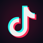 tiktok for android tv android application logo